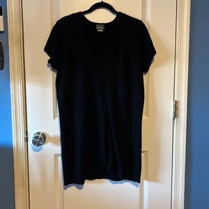 Black tunic sweater